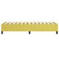 vidaXL Posteľný rám s boxspringom zelený 90x190 cm látka