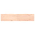 vidaXL Stolová doska 180x40x(2-6) cm neošetrený masív živé hrany
