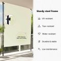 vidaXL Vonkajšia zatemňovacia roleta krémová 150x270 cm