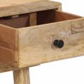vidaXL Konzolový stolík 110x30x75 cm masívne mangovníkové drevo