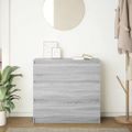 vidaXL Komoda sivý dub sonoma 80x35x76 cm spracované drevo