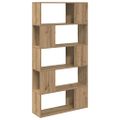 vidaXL Zostava TV skriniek 80 x 24 x 156 cm Hnedá Kompozitné drevo