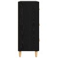 vidaXL Servírovacia skriňa Čierny dub 69,5 x 34 x 90 cm
