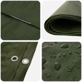 vidaXL Plachta s očkami Zelená 4 x 8 m 260 gsm PE