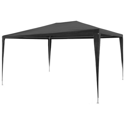 vidaXL Párty stan 3x4 m, PE, antracitový