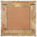 vidaXL Zrkadlo 50x50 cm masívne mangovníkové drevo