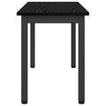 vidaXL lavička Čierny dub 80 x 35 x 45 cm Kompozitné drevo
