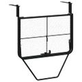 vidaXL Balkónový stolík čierny 60x40 cm oceľový