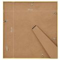vidaXL Fotorámiky na stôl, koláž 3 ks, zlaté 20x20 cm, MDF