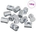 vidaXL Zátky 3462 ks Strieborná M6 x 13 mm Kov