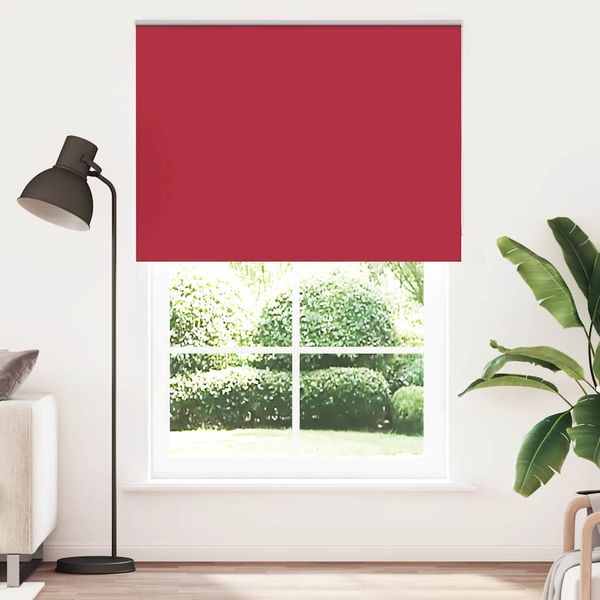 vidaXL Roleta Zatemnenie červená 160x230 cm Šírka látky 156,6 cm