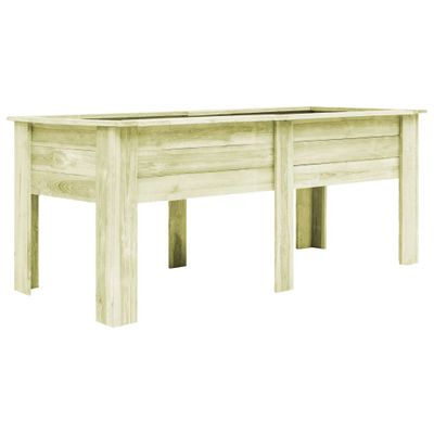 vidaXL Vyvýšený záhradný záhon, nohy 200x80x80 cm, impregnované rezivo