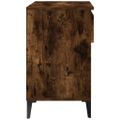 vidaXL Botník dymový dub 70x36x60 cm spracované drevo