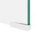 vidaXL TV stojan/stojan pod monitor z priehľadného skla, 90x30x13 cm
