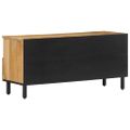 vidaXL TV skrinka 100x33x46 cm, mangový masív