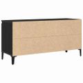 vidaXL TV skrinka 102 x 35 x 50 cm Čierny dub Kompozitné drevo