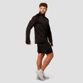 Běžecká mikina 1/2 Zip Pulse Black - GymBeam, veľkosť L, veľkosť oblečenia L