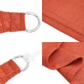 vidaXL Tieniaca plachta 160 g/m² tehlovočervená 2x5 m HDPE