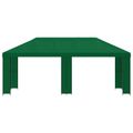 vidaXL Záhradný altánok 6 x 3 m Zelená Polyester a oceľ 190 gsm