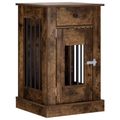 vidaXL Nábytok pre psa Dymový dub 50 x 47,5 x 80 cm Kompozitné drevo