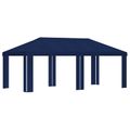 vidaXL Záhradný altánkový kryt 6 x 3 m Modrá Polyester 190 gsm
