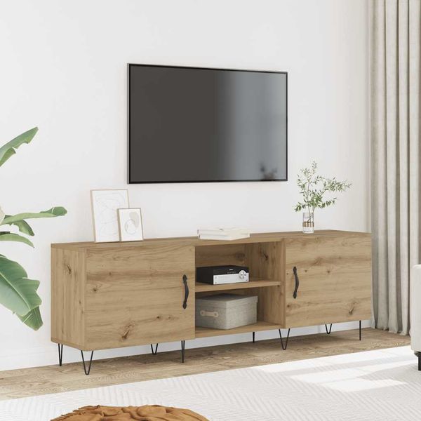 vidaXL TV skrinka dub artisan 150x30x50 cm kompozitné drevo