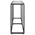 vidaXL Konzolový stolík priehľadný 160x35x75,5 cm tvrdené sklo