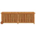 vidaXL Záhradný úložný box s kolieskami 150x50x58 cm masívna akácia