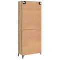 vidaXL Highboard 2 ks Remeselný dub 69,5 x 34 x 180 cm