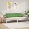 vidaXL Poduška na chrbát Svetlo zelená 200 x 50 cm Kordúrová tkanina