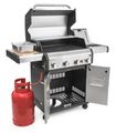Plynový gril G21 Alabama Silver BBQ Premium Line, 5 horáků + bezplatný redukčný ventil