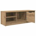 vidaXL TV skrinka 102 x 35 x 36,5 cm Remeselný dub Kompozitné drevo