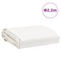 vidaXL Celta, biela Ø 2,2 m 650 g/m²