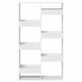 vidaXL Deliaca stena biela 100x33x175 cm kompozitné drevo