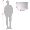 vidaXL LED kúpeľňové zrkadlo 60x40 cm