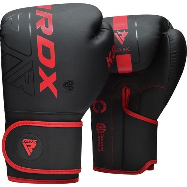 Boxerské rukavice F6 Kara Red - RDX, veľkosť 12 OZ