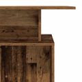 vidaXL Recepčný stôl staré drevo 100x40x104 cm kompozitné drevo