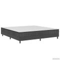 vidaXL Rám na boxspring posteľ, sivý, látka 180x200 cm