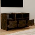 vidaXL TV skrinka sivý dub 102x37,5x52,5 cm drevotrieska