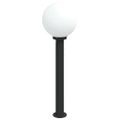 vidaXL Stĺpikové svietidlo so senzorom 80 cm čierne IP44