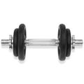 vidaXL 14-dielna sada činiek dumbbell 20 kg, liatina