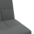 vidaXL Pohovka v tvare L tmavosivá 255x140x70 cm látka