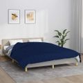 vidaXL Záťažová prikrývka modrá 200x200 cm 13 kg látka