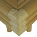 vidaXL Nočné stolíky 2 ks prírodná farba 60x60x40 cm bambusové