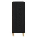 vidaXL Servírovacia skriňa Čierny dub 70 x 34 x 90 cm Kompozitné drevo