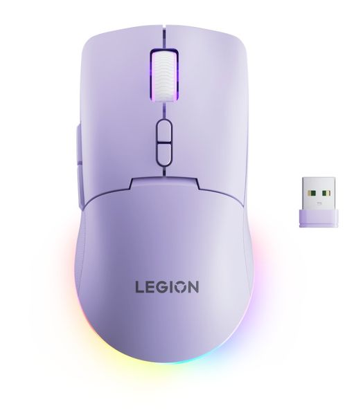 Lenovo Legion M220/Herná/Optická/Pre pravákov/5 000 DPI/USB+BT/Fialová