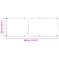 vidaXL Kryt na rastliny s očkami 1x4 m PVC