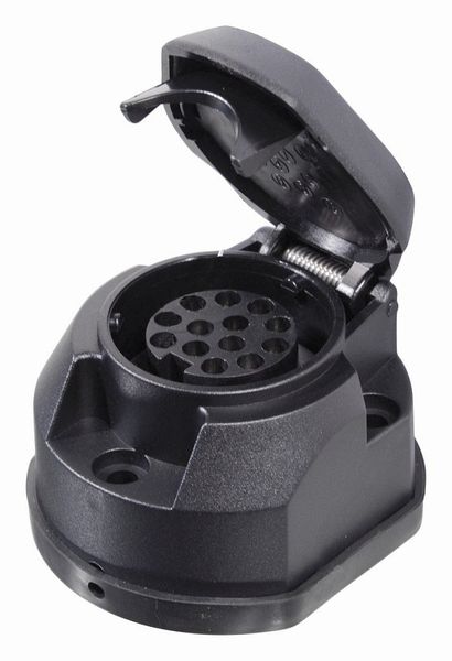 Zásuvka tažného zariadenia Compass 07445 13 polí s tienidlom