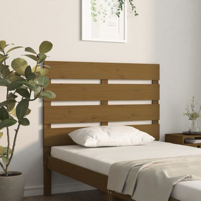 vidaXL Čelo postele medovo-hnedé 100x3x80 cm masívna borovica