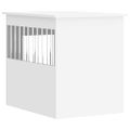 vidaXL Nábytková prepravka pre psa biela 55x75x65 cm kompozitné drevo